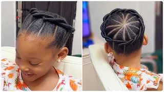 SEE WHAT I DID WITH BRAZILIAN WOOL ON MY 3yr OLD | BACK TO SCHOOL HAIRSTYLE