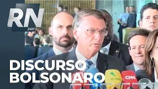 Jair Bolsonaro faz seu primeiro pronunciamento após eleições