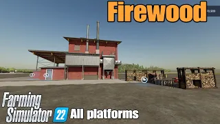 Firewood  / FS22 mod for all platforms