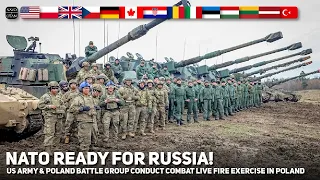 Russia Panic! 'US Army & Poland Battle Group' Conduct Combat Live Fire Exercise in Poland