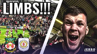 LIMBS!!  FLETCHER RESCUES A POINT AT THE DEATH!! | WREXHAM 3 VS 3 CREWE ALEXANDRA | MATCHDAY VLOG