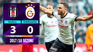 ÖZET: Beşiktaş 3-0 Galatasaray | 14. Hafta - 2017/18