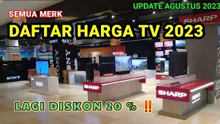 DAFTAR HARGA TV TERBARU 2023 ~ Semua Merk ~ Update Agustus 2023