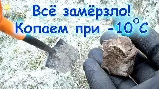 Как выбить монеты из замерзшего поля!  XP Deus: Зимний коп при -10