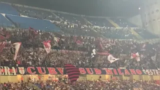 Milan-Cagliari - Il rientro a San Siro della Curva Sud Milano