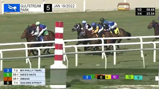 Gulfstream Park Carrera 5 - 19 de Enero 2022