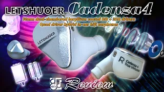 1DD+3BA Hybrid model "LETSHUOER Cadenza4" Chinese earphone review.