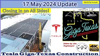 Cybertrucks in Multi-Level Garage! S Extension Huge Progress! 17 May 2024 Giga Texas Update(07:35AM)