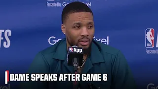 Damian Lillard speaks on getting eliminated in the first round by Indiana | NBA on ESPN