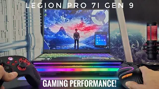 ●Lenovo Legion Pro 7i Gen 9 AI Gaming Laptop | Gaming Performance!