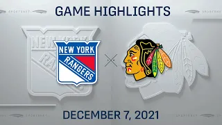 NHL Highlights | Rangers vs. Blackhawks - Dec. 7, 2021