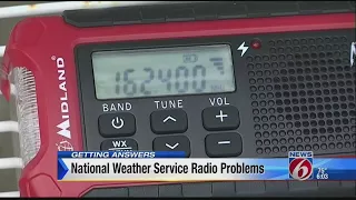 NOAA radio problems