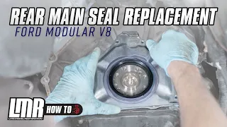 How To Replace 5.0L Coyote Rear Main Seal (Also Works For 4.6L, 5.4L, 6.8L Engines)