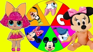 LOL Surprise Plays the Mickey Mouse Game with Minnie, Disney Princess, Paw Patrol #3