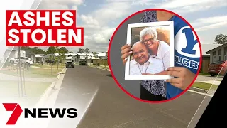 Gold Coast mother Janine Ngakuru pleads for return of father's ashes after Pimpama theft | 7NEWS