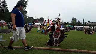 Mens traditional sneak up @ Listuguj powwow 2018