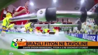 Brazili fiton në tavolinë - Top Channel Albania - News - Lajme
