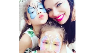 Adriana Lima with daughters, So Lovely