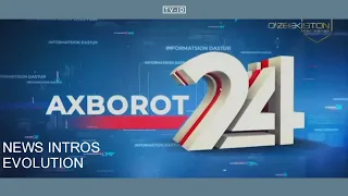 Uzbekistan TV news intros evolution | История заставок новостей телеканала Узбекистан