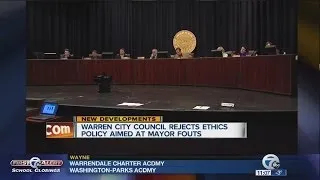 Warren City Council rejects ethics policy aimed at Mayor Fouts