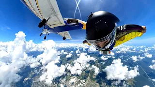 Wingsuit Skydiving Compilation (Sounds of Human Flight) Raw Sound Bath ASMR 🛁🧼