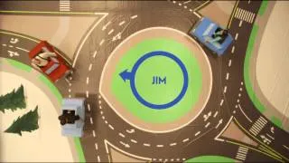 WisDOT Roundabout Educational Video: Take it Slow. How to navigate a multi-lane roundabout