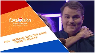Eurovision 2020 - Finland 🇫🇮 - National Selection - Televote results! [UMK 2020]