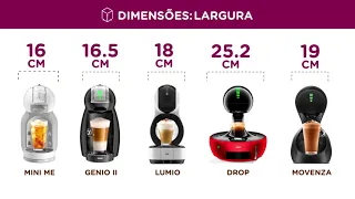 Diferenças entre as máquinas NESCAFÉ® Dolce Gusto®