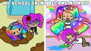 My School Enemy Became my Maid | Toca Life Story | Toca Boca