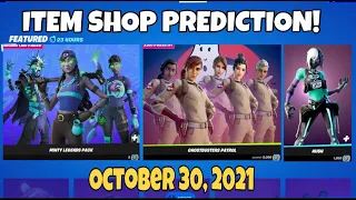 October 30, 2021 | Fortnite Item Shop Prediction