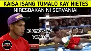 Kaisa Isang Tumalo kay NIETES Niresbakan ni SERVANIA! | 10 Pinoy ang Tinalo