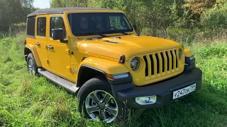 JEEP WRANGLER 2019 - мое мнение об автомобиле / двигатель 2.0 бензин / 272 л.с.