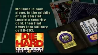 Die Hard Trilogy 2: Viva Las Vegas [PSX]. Intro Movie Mode; Gameplay Level 1: Prison 1