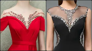 Mesmerizing Vintage Style Jewell Embellished Bodice & Neck Ideas For Evening Dresses