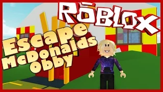 ESCAPE THE EVIL MCDONALDS OBBY - Roblox