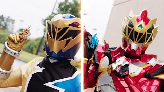 Red and Gold Rangers Working Together 🦖 Dino Fury Season 2 ⚡ Power Rangers Kids ⚡ Action for Kids