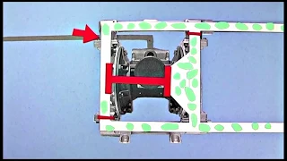 How a diaphragm pump works.