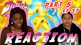 JBA: Golden Wind Part 5 Ep 37 - "King of Kings" REACTION!!