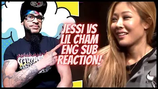 Unpretty Rapstar - Jessi vs. Lil Cham battle (ENG) rap cut REACTION