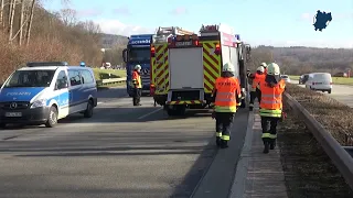 Geisterfahrerunfall auf der A48 bei Höhr-Grenzhausen. 05.02.2022