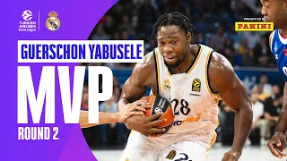 Guerschon Yabuesle | RS Round 2 MVP | 2023-24 Turkish Airlines EuroLeague