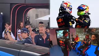 Max Verstappen leaves Monza with Police Escort | Perez congratulates Max on 10th straight win | BTS