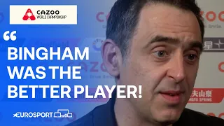 😊 Ronnie O'Sullivan exits The Crucible with his head held high | 2024 World Snooker Championship