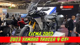 2023 Yamaha Tracer 9 GT+ Walkaround EICMA 2022 Fiera Milano Rho