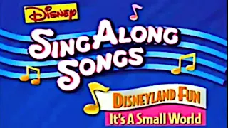 Disney Sing Along Songs VHS - Disneyland Fun (It's a Small World)