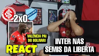 REACT INTER X BOLIVAR MELHORES MOMENTOS LIBERTADORES 2023 - INTERNACIONAL NA SEMIFINAL!