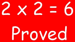 Maths Trick To Prove 2 x 2 = 6