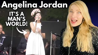 Vocal Coach Reacts: ANGELINA JORDAN 'It's A Man's World' LIVE! In Depth Analysis...