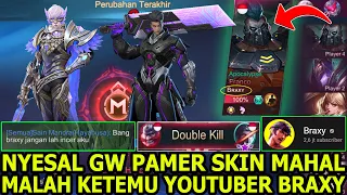 BRAXY BANGS*T ! GARA GARA GW PAMER SKIN MAHAL ! DIA INCER GW TERUS ! RIP MMR ? - Mobile Legends