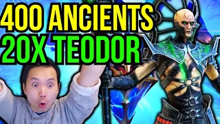 WE DID IT AGAIN! 400+ ANCIENT SHARDS 2x EVENT 20x TEODOR S-TIER DUNGEON CHAMP | RAID: SHADOW LEGENDS